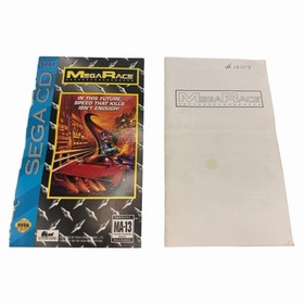 MegaRace (Sega CD, 1993) Authentic Disc & Case Tested
