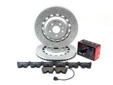 FOR AUDI RS3 8V 17-20 FRONT BRAKE DISCS BREMBO PADS 370mm X 34mm 8V0615301R