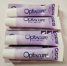 NEW LOT OF 4 Optixcare Pet Eye Lube Plus 20g Purple Hyaluron For Dog Cat Horses