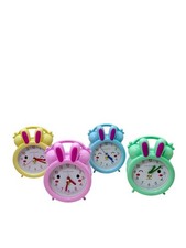 Bedside Table Desk Analog Alarm Clock Home Office Children Kids Bunny Brand New