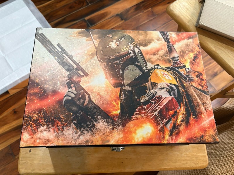 500 Clay Poker Chips Star Wars Wooden Case