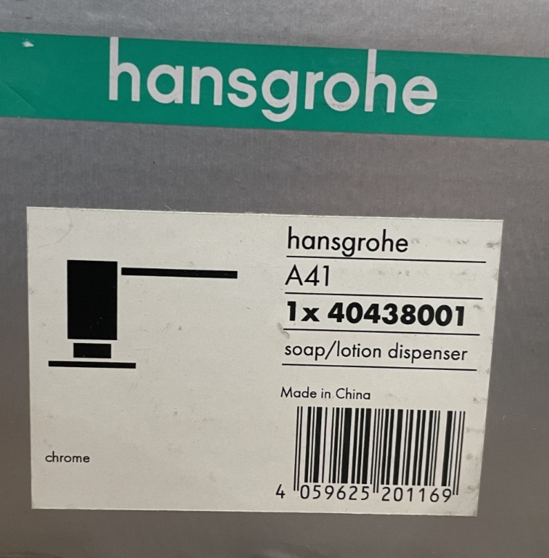 Hansgrohe 40438001 Focus Deck Mounted Soap Dispenser 16 oz -