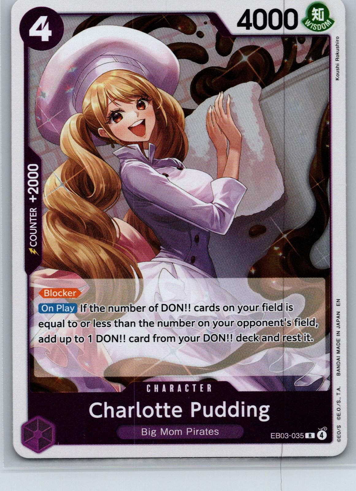 Charlotte Pudding EB03-035 Extra Booster: One Piece Heroines Edition Foil NM