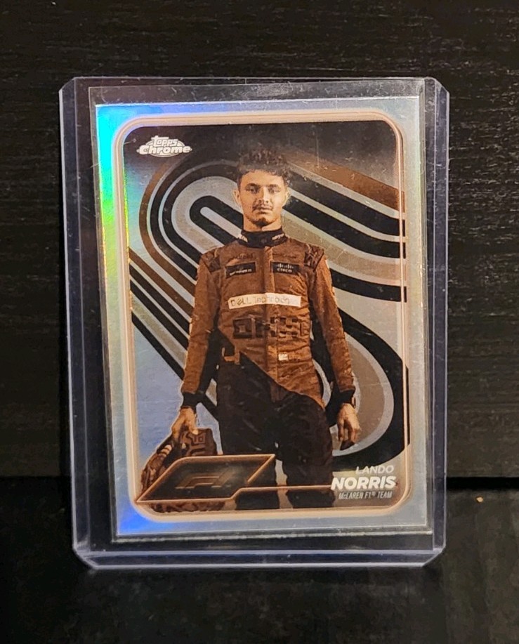 2024 Topps Chrome Formula 1 - F1 Drivers Lando Norris #7 Sepia Refractor