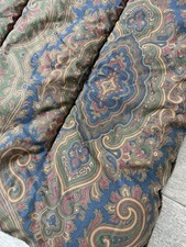 VTG Ralph Lauren BRIANNA ELIZABETH Paisley Full/Queen Sateen Comforter Money