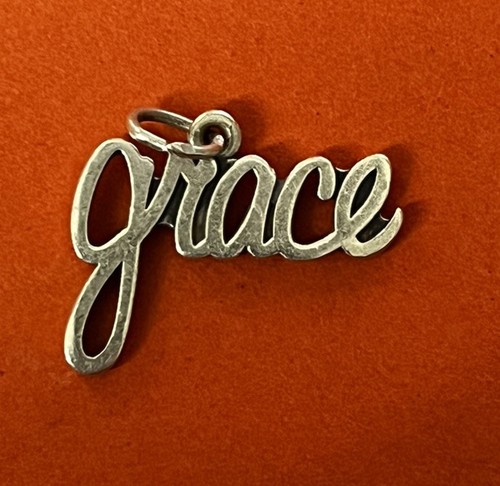 James Avery Retired Grace Script Charm