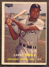 1957 Topps Set-Break # 85 Larry Doby VG-VGEX *JAYSACE*