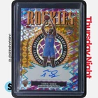 2025 TOPPS FINEST THOMAS SORBER ROOKIE AUTO GOLD GEOMETRIC REFRACTOR RC /50