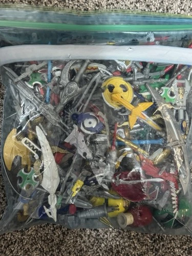 Vintage Power Rangers Lot  Assorted Weapons Parts Accessories Toys