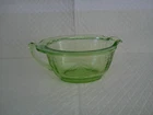 URANIUM GLASS VTG ANCHOR HOCKING Princess Green Creamer Pristine