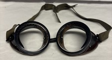 Vintage American Optical Co. Duralite 50 safety/Motorcycle Goggles Steampunk