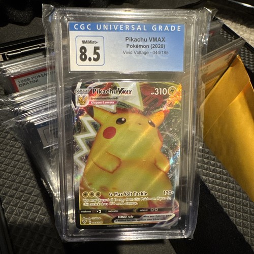 Pikachu VMAX graded CGC 8.5 for sale on eBay