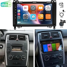 2+64G F&uuml;r Mercedes Benz B-Klasse W245 GPS Android 15 CarPlay Autoradio DAB+ Kam