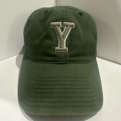 Vintage York University Y Logo Hat Legacy Athletic Green Size Medium