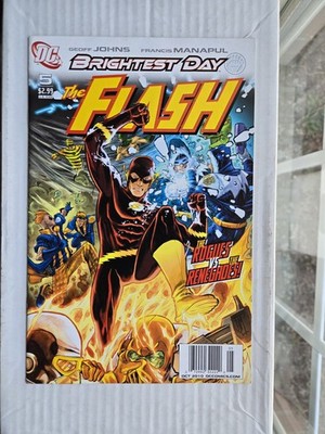 Flash #5 Newsstand 1:50 Rare 1,242 Copies Rogues & Renegades App DC Comics 2010