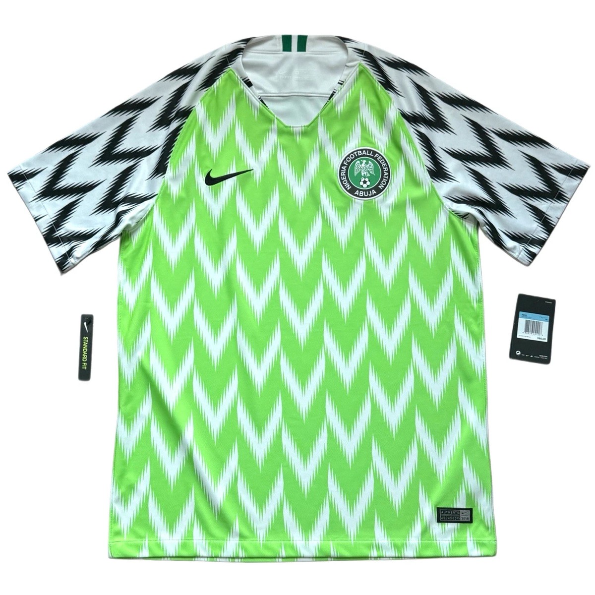 2018/19 Nigeria Home Jersey Medium Nike Soccer World Cup Sold Out