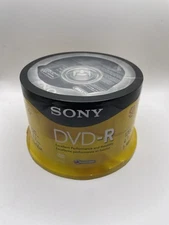 Sony DVD-R 50 Pack 4.7 GB 120 Min Blank Media Disc 1x-16x Sealed New