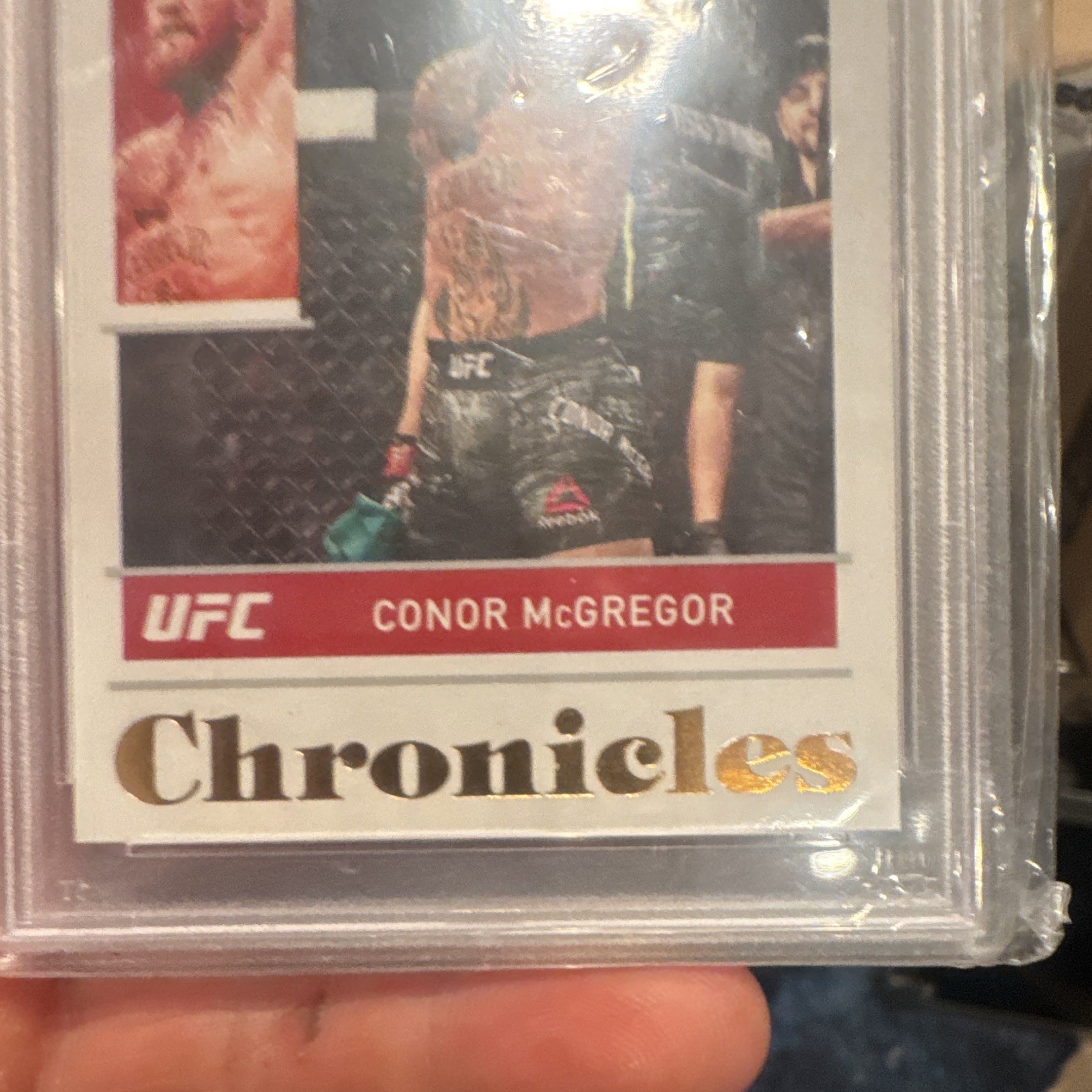 Panini 2022 Chronicles UFC Conor McGregor #61 Bronze PSA 9 Graded Card view 5