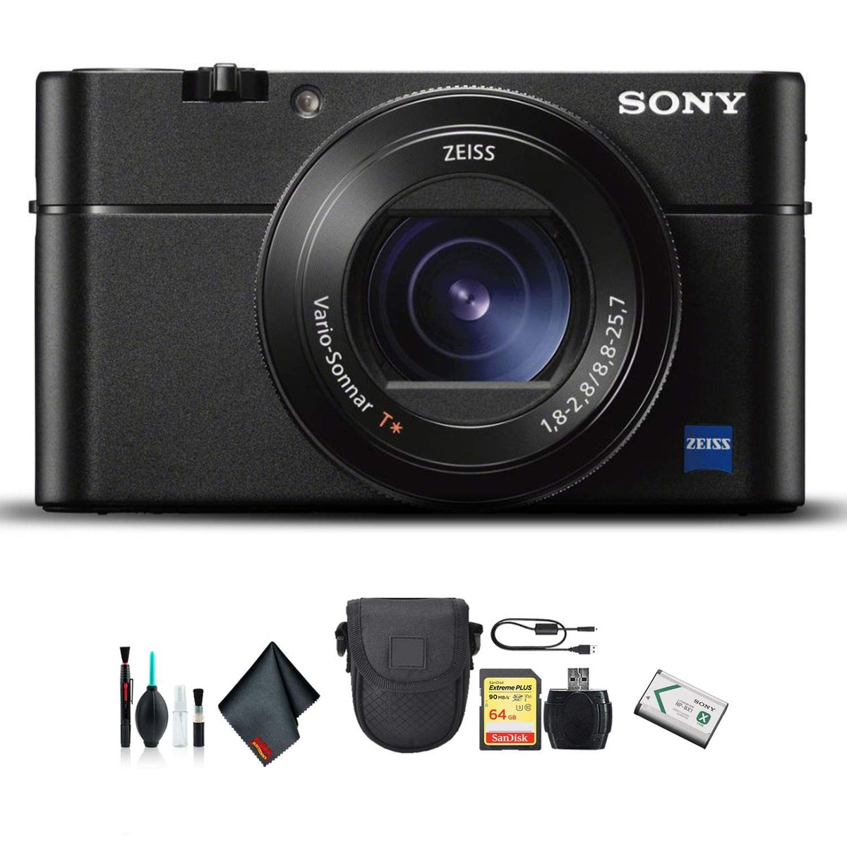 Sony Cyber-shot DSCRX100M5A 20.1 MP Digital Camera - Black