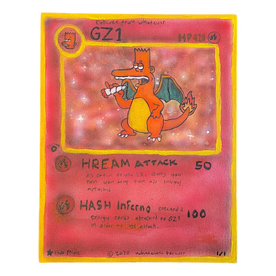 Trevy Metal x GZ1 ''Evolves from Whatever'' Original on Canvas