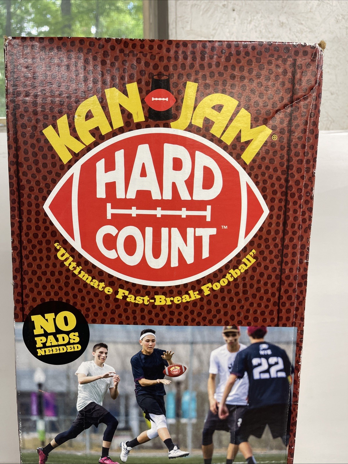 Kan Jam Hard Count Football Game With 2 Goals (Brand New)