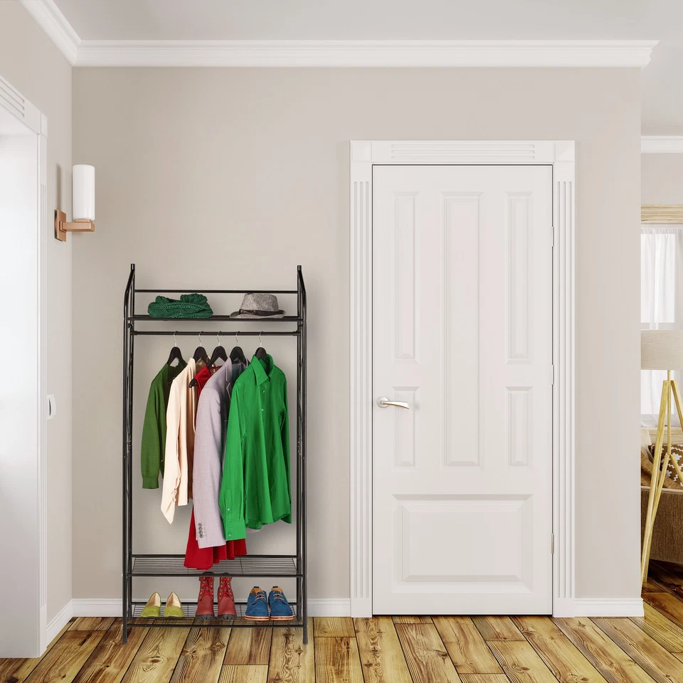 Meuble d entree portant à vêtements vestiaire vintage 4,2 kg vestiaire en métal - Photo 2/4