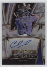 2022 Panini Select Sparks Signatures Holo Prizm 84/99 Colton Welker Auto 12ty