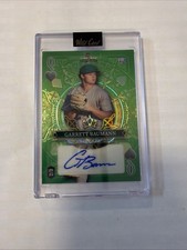 Garrett Baumann Auto 2/3 Green Lava 2025 Wild Card Stacked Deck Atlanta Braves