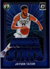 2024-25 Panini Donruss Optic - Winner Stays Jayson Tatum #2 Purple Prizm