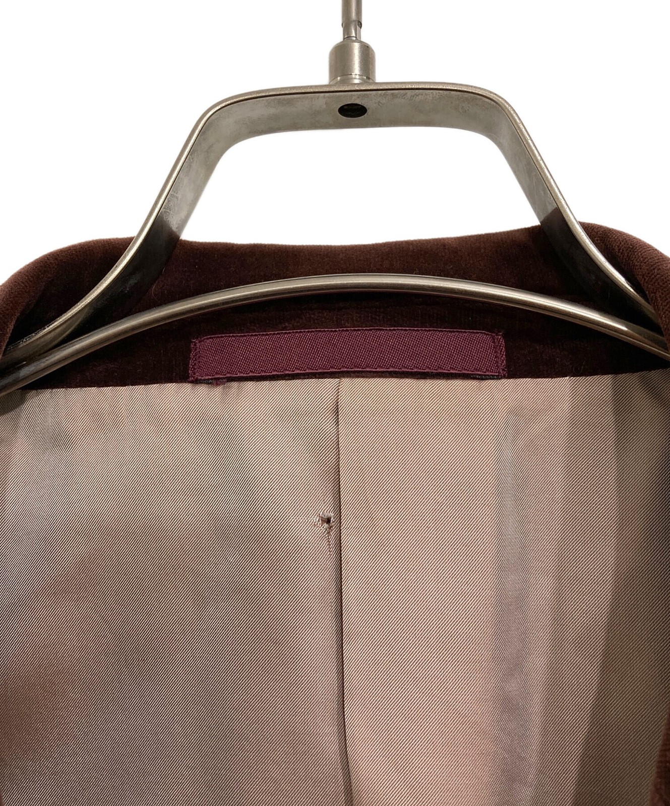 GUCCI Cotton Velvet Tailored Jacket M Size Brown 18YEF0 From Japan thumbnail 10