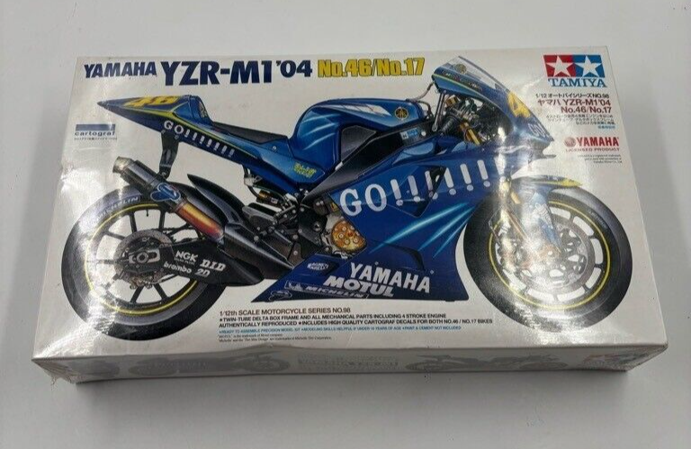 TAMIYA YAMAHA YZR-M1'04 No.46 No.17 Japan | eBay