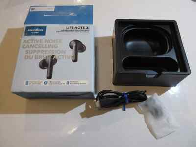 Soundcore Life Note 3i original box, charging cable and ear tips only.