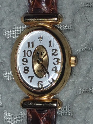 Sergio valente shop diamond quartz watch