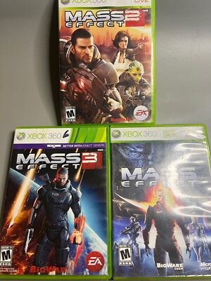 Mass Effect 1, 2 And 3 Microsoft Xbox 360 Tested