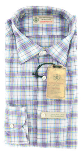 Chemise Homme Devred Violet à Carreaux - Coton - Taille XL (T42) - Très Bon état