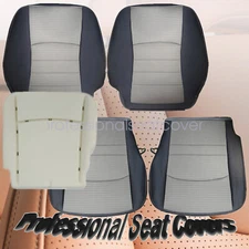 2009-2012 Fits Dodge Ram 2500 3500 Replacement Cloth Front Seat Covers Gray