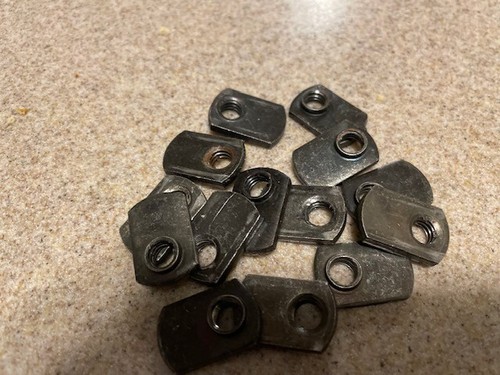 Lot of 50 80/20 Inc 3278 Slide-In Economy T-Nuts Zinc Black, 5/16-18, 15 Series