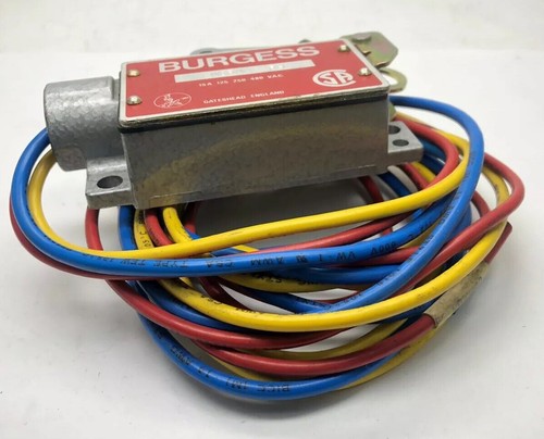 New Burgess MCRMN2 RH Mirco Limit Switch 15Amp 125/250/480vAC - Picture 2 of 4
