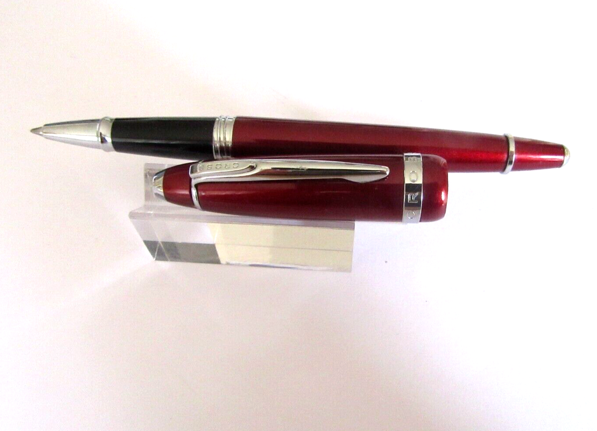 Stylo Bille De Prestige Cross Modèle Edge - Rétractable, Noir, Occasion Comme Neuf