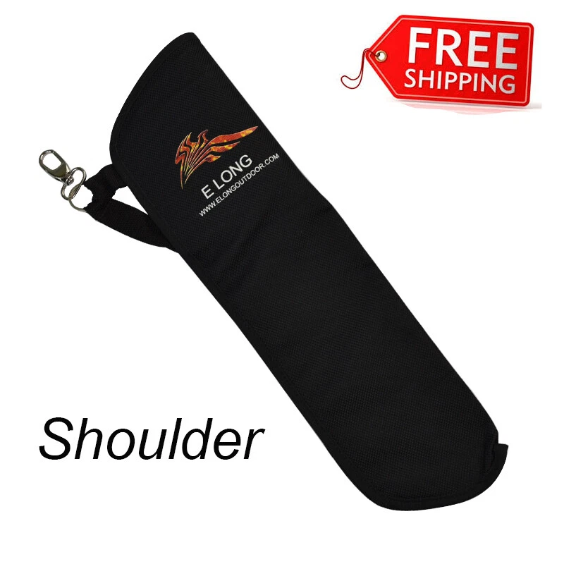 1X Quiver Back Waist Side Black Bag Archery Arrow Bow Holder for Target Hunting - Image 2 of 4