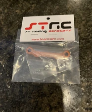 axial yeti front body post mount strc aluminum Orange