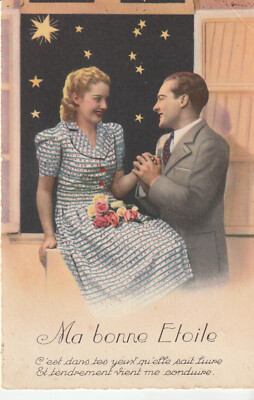 Old postcard MA BONNE ETOILE