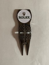 (1) Rolex Crosshairs Golf Divot Tool & (1) Rolex 1" Coin Style Golf Marker