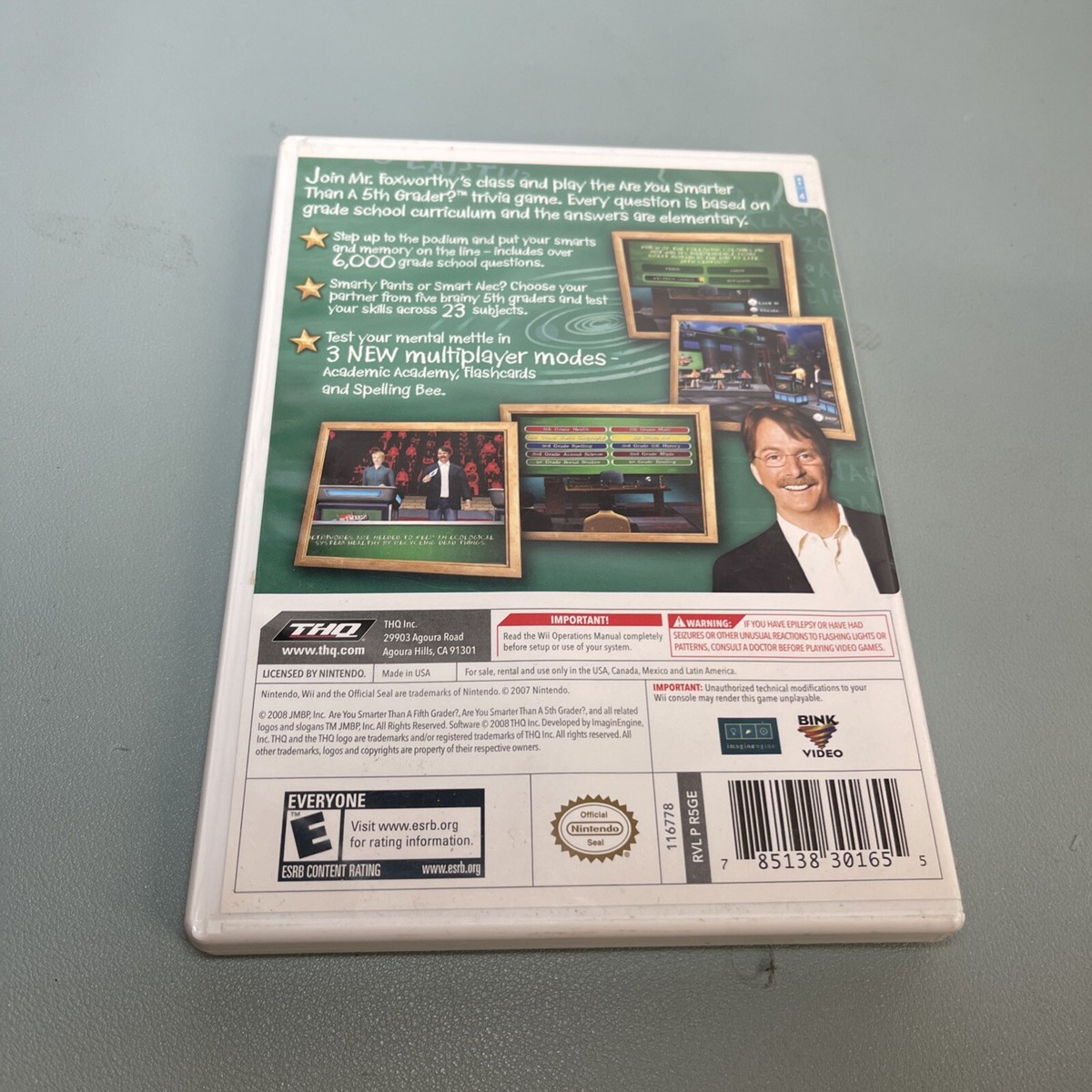 Are You Smarter Than a 5th Grader Make the Grade - Nintendo Wii