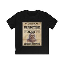 Kids Tee, Funny Bigfoot Ate My Homework Shirt, Children's Tshirt, Sasquatch