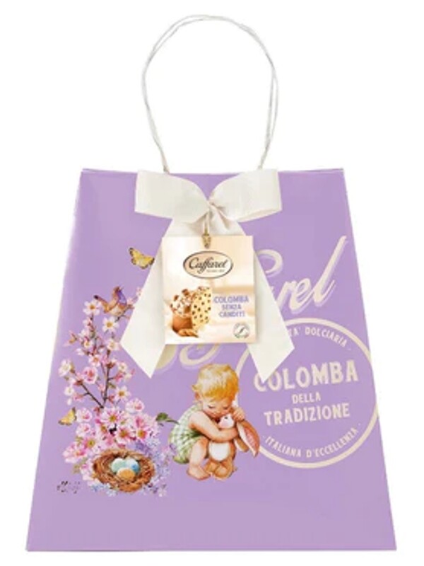 COLOMBA ARTIGIANALE CAFFAREL CLASSICA SENZA CANDITI IN BORSA 1 KG