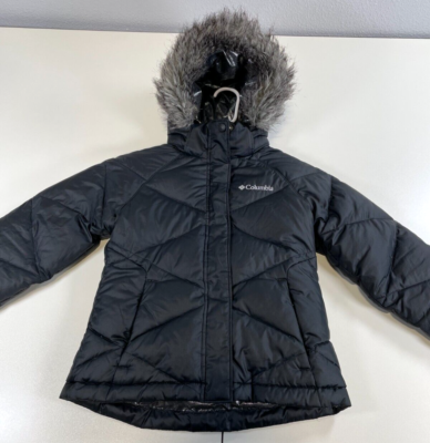 Columbia Omni-Heat Thermal Comfort Youth Girls 6 Puffer Black Coat