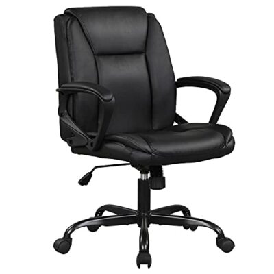 Home Office Chair Ergonomic Desk Chair PU Leather Task Chair  Assorted Colors 