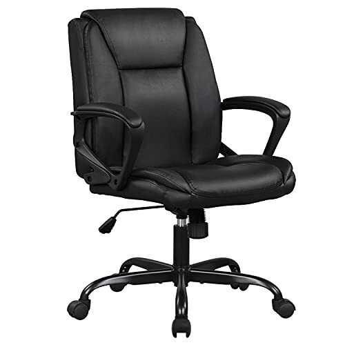 Home Office Chair Ergonomic Desk Chair PU Leather Task Chair  Assorted Colors 