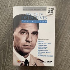 Best Of TV Detectives Collection DVD, 2008, 6-Disc Set, Re - Mastered Sealed